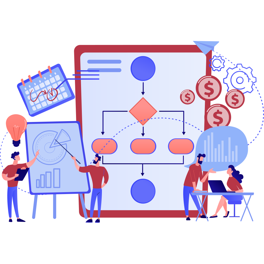 Workflow interface for loan and customer management