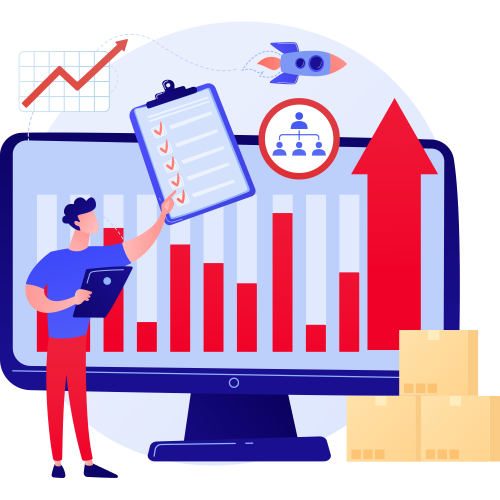 Inventory tracking system screen