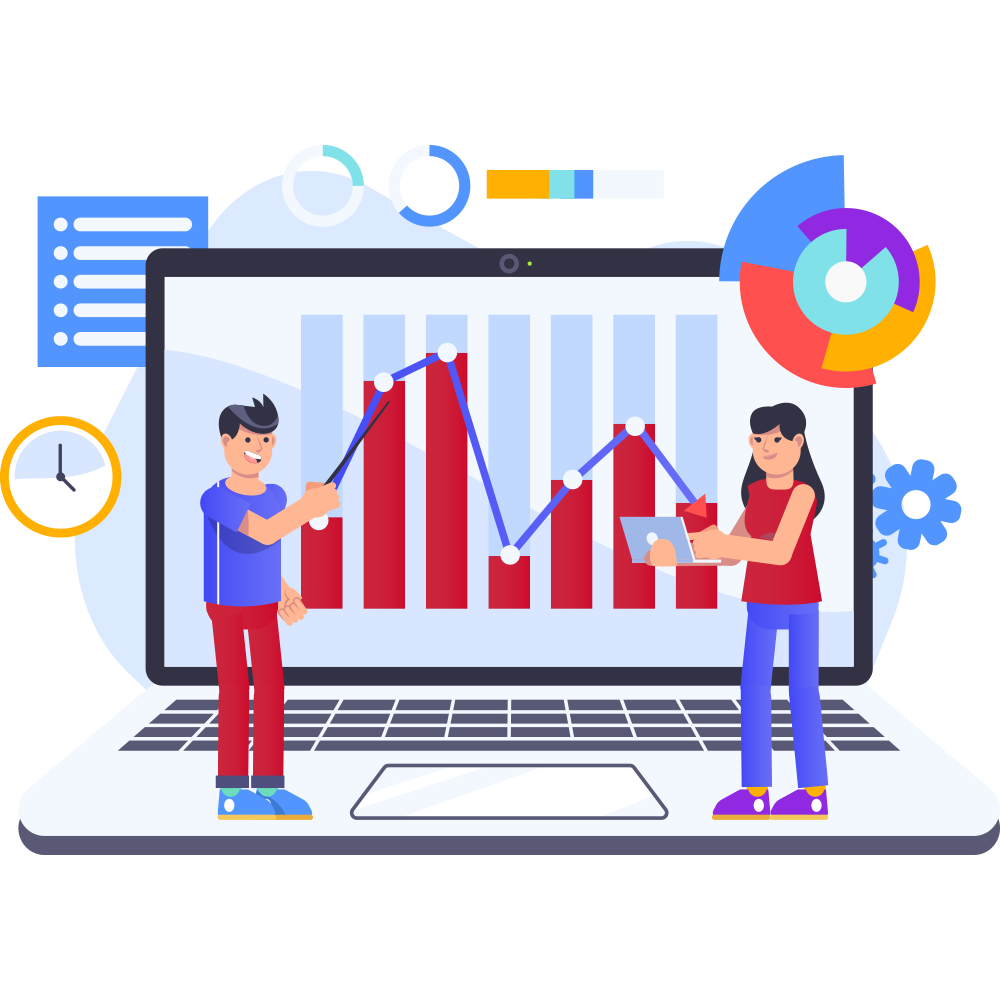 Analytics dashboard with KPIs