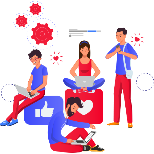 Custom dashboard for social networking management