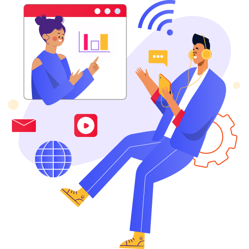 Media library and file organizer for social networking