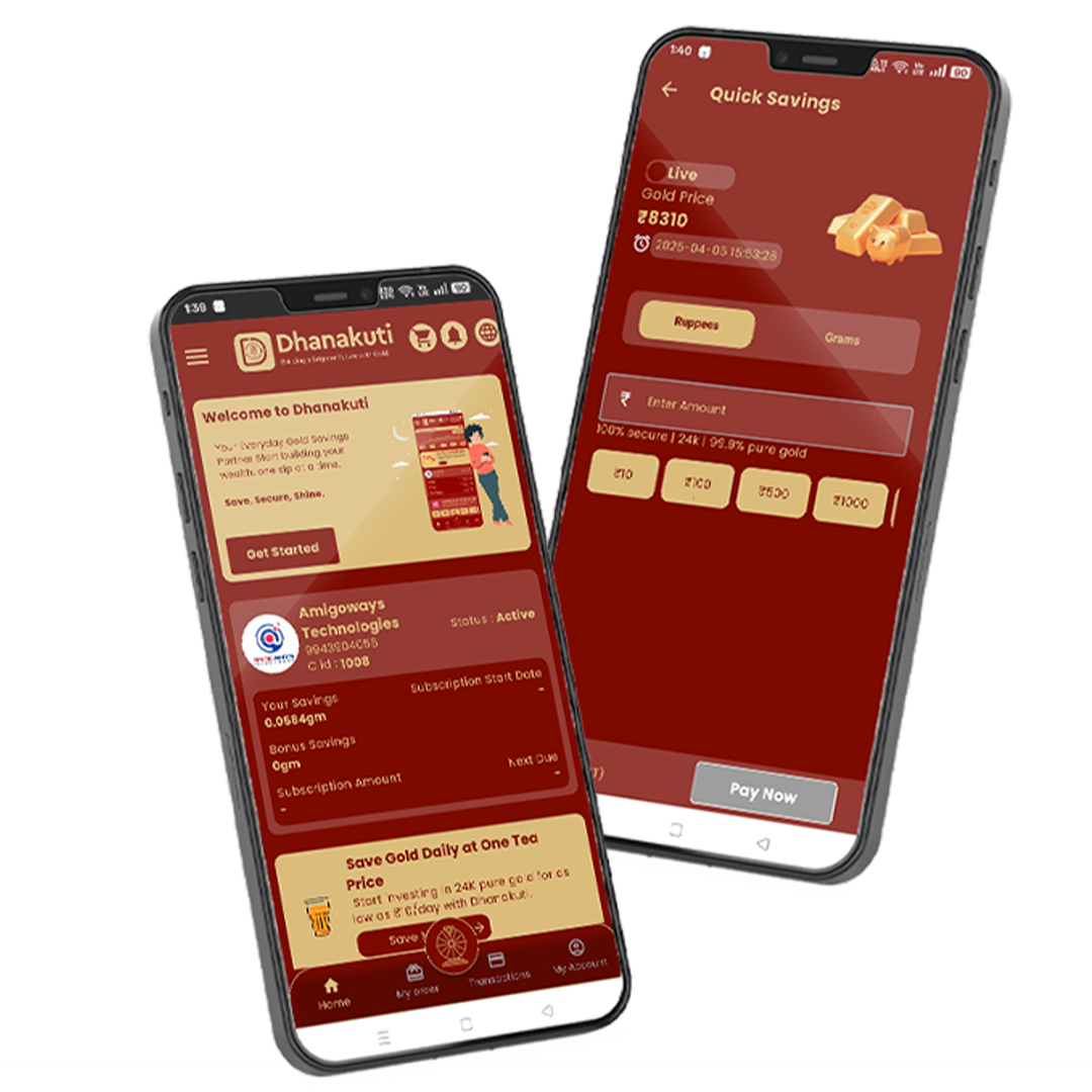 Dhanakuti App Screen