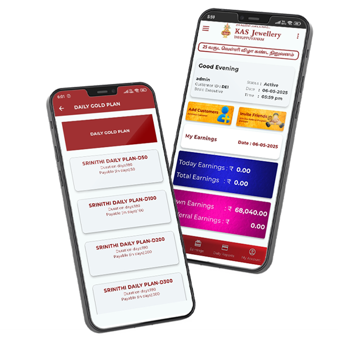 KAS Marketing App Screen