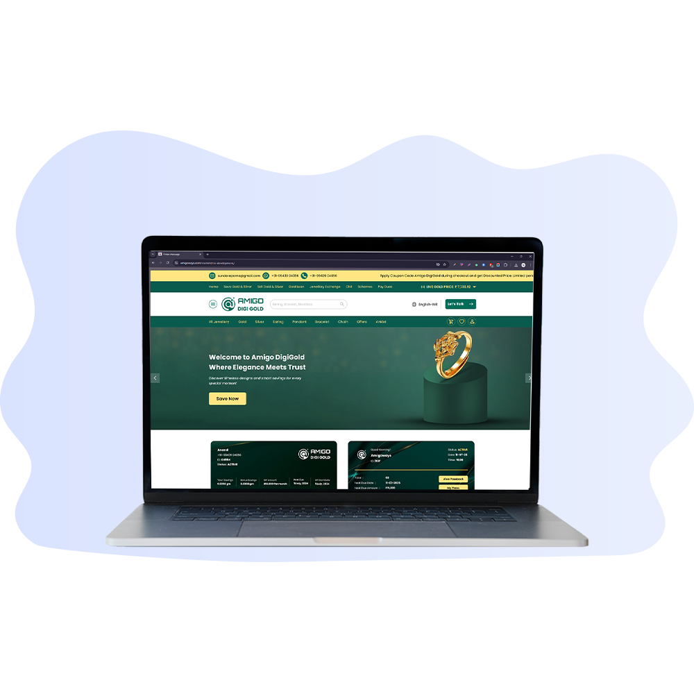 Digital solutions for fintech and banking background